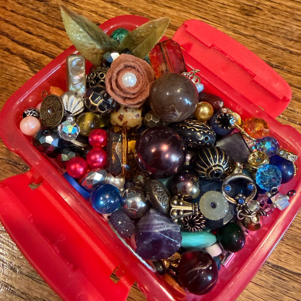 Assorted Bead Soup And Charms Collection